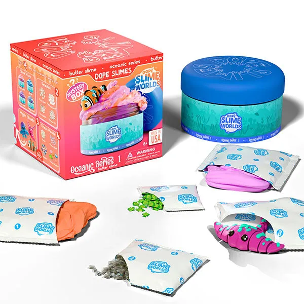 Dope Slime Worlds: Oceanic Series 1 DIY Slime Kit Mystery Box (1 Kit) Style