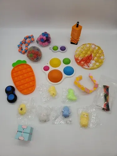 Fidgets Squishy Mochi Pop-It Lot of 17