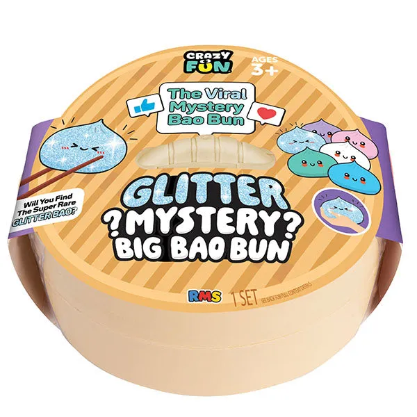 RMS® Glitter Mystery Big Bao Bun 7" Dumpling Squishy