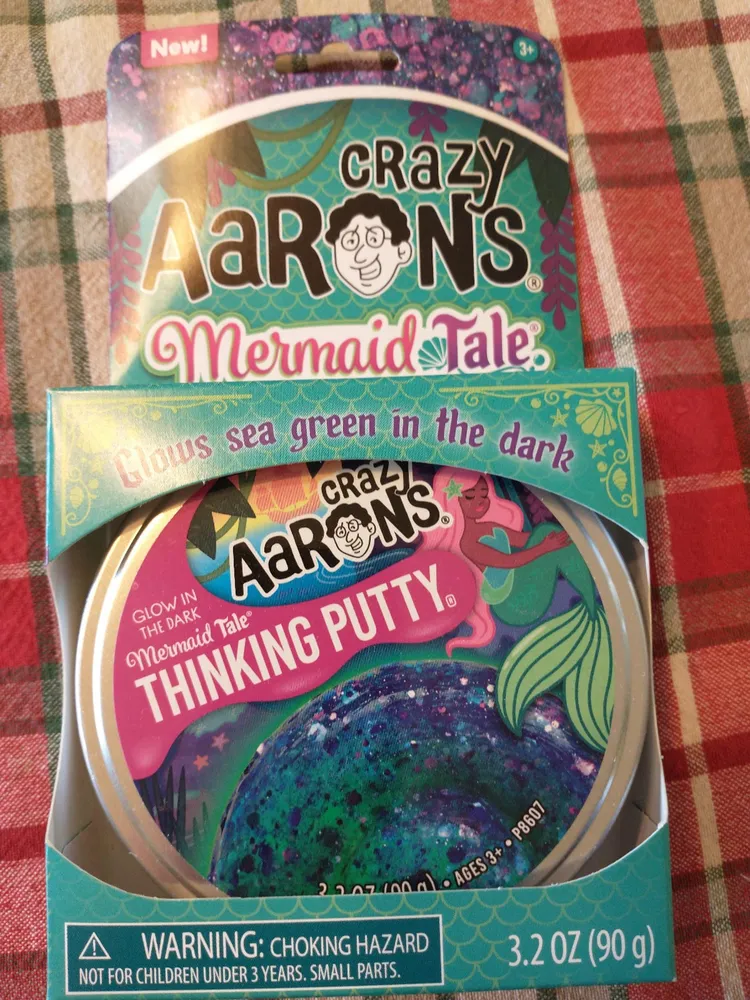 Glow in the Dark Mermaid Tale Thinking Putty