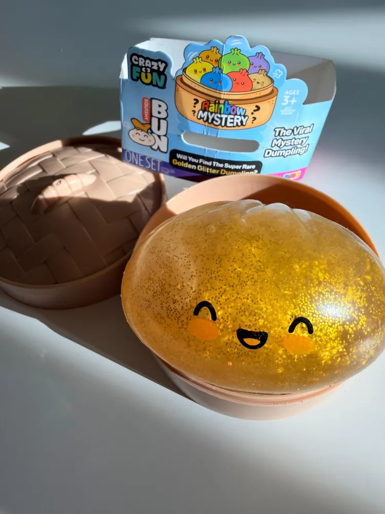 Golden Glitter Mystery Dumpling Squishy โ photo 2