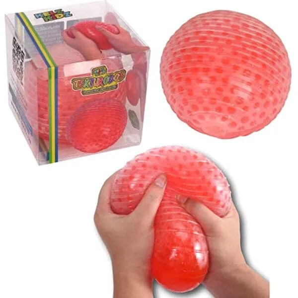 Kelz Kidz Jumbo Textured Squishy Stress Ball – Giant Sensory Fidget Toy for Stress Relief