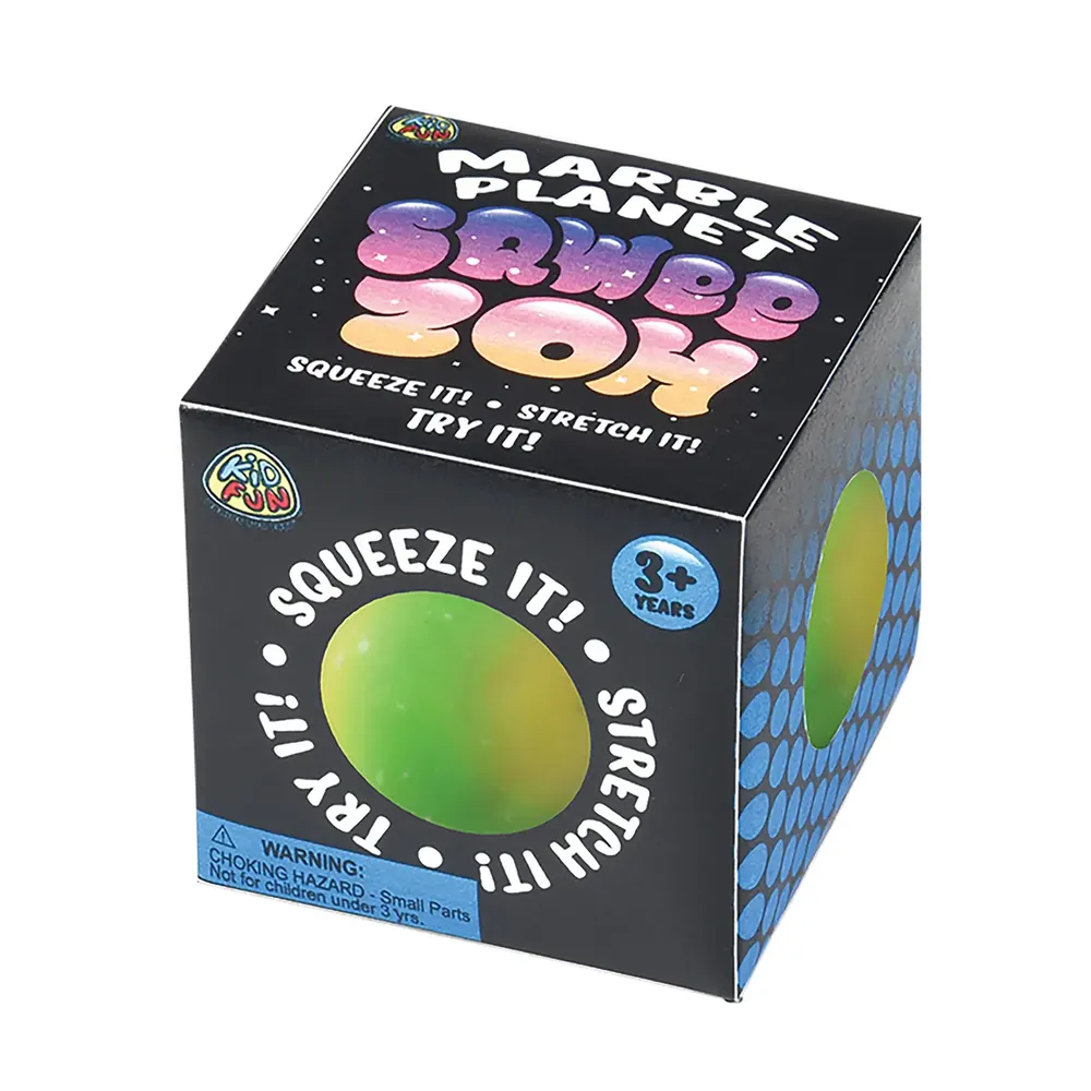 Kid Fun Marble Planet Squish Ball Stress Relief Sensory Toy