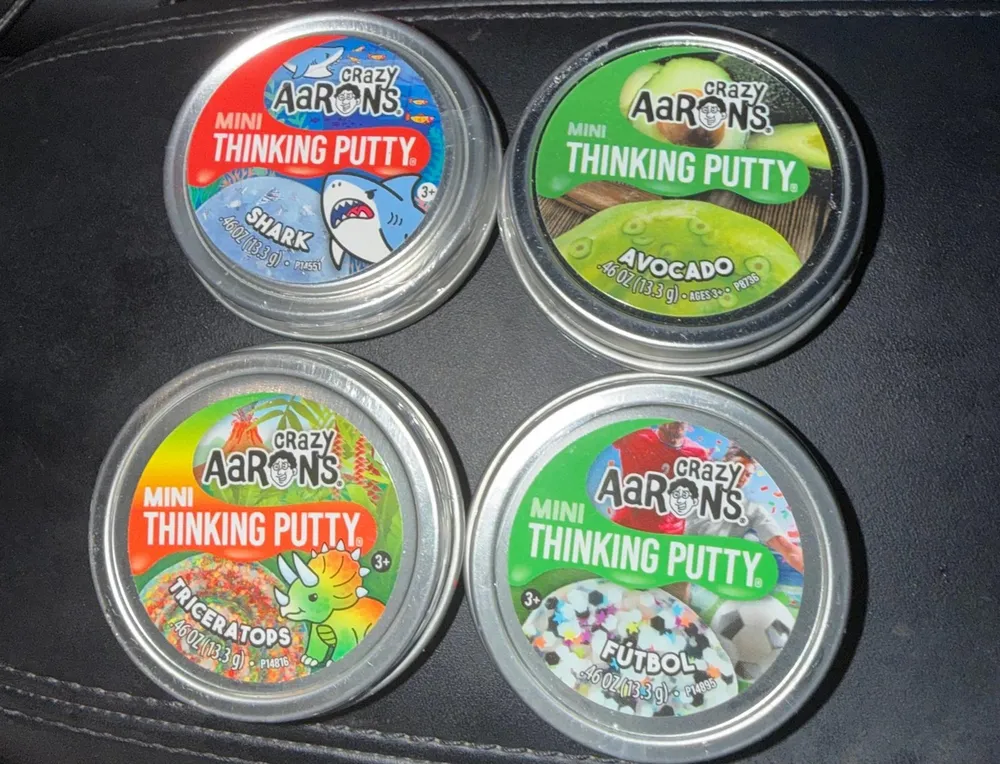 Mini Thinking Putty Fidget Toys Bundle (4-Pack)