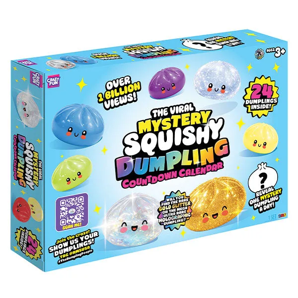 RMS® Mystery Dumpling Bao Bun Fidget Squishy 24-Day Countdown Calendar