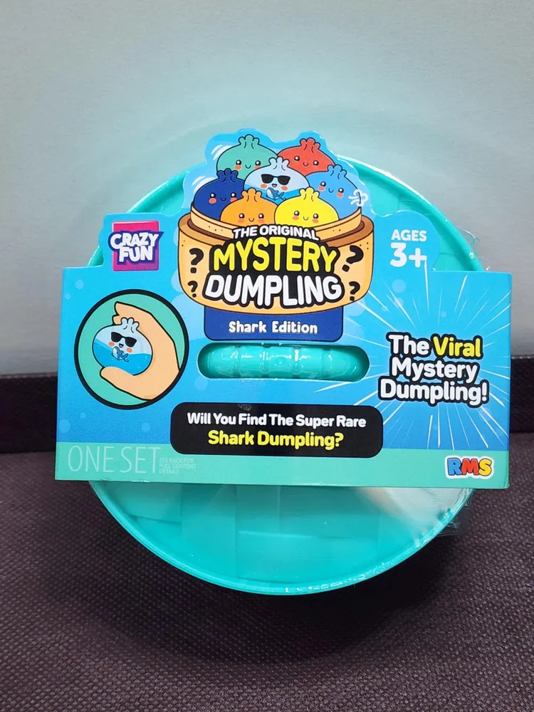 Mystery Dumpling Squishy Bun with Rare Shark Edition Chance