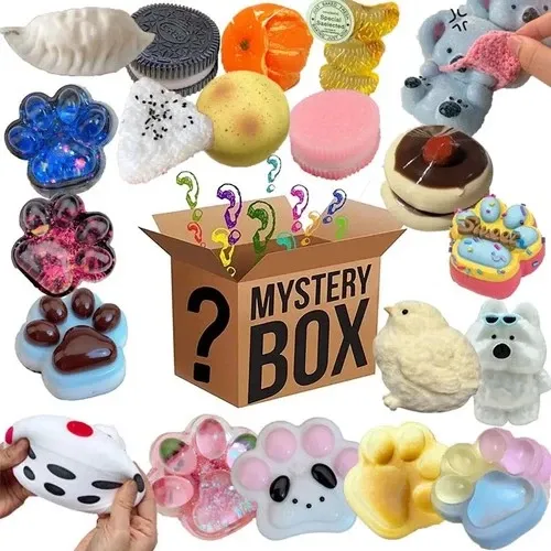 Mystery Squishy Box Kawaii Mochi Fidget Toys