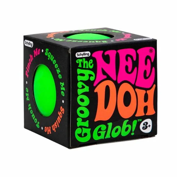 Nee Doh Groovy Glob Original Stress Ball Squishy Fidget Toy