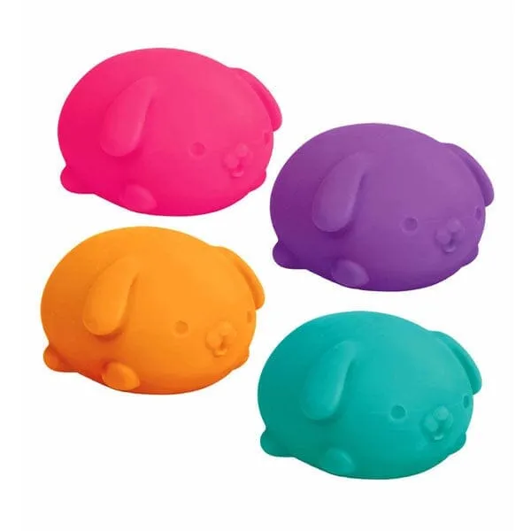 Nee Doh Teenie Funky Pups Squishy Fidget Stress Ball Toys Colors Ship Assorted