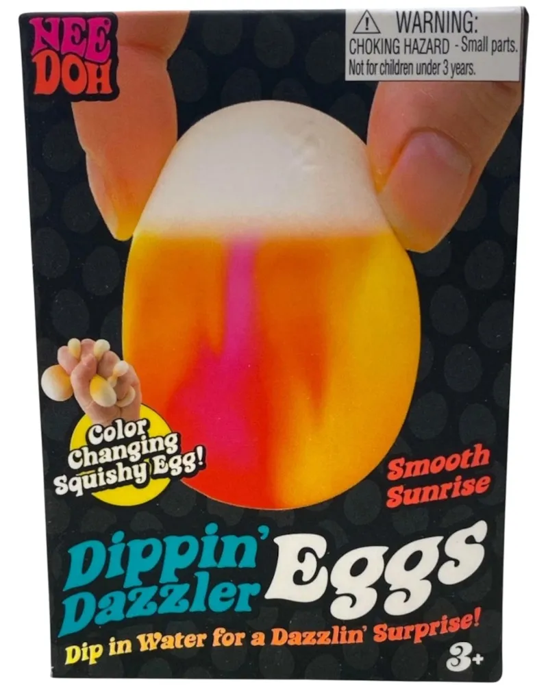 NeeDoh Dippin Dazzer Egg Squishy Fidget Toy Smooth SunriseBuy Now from