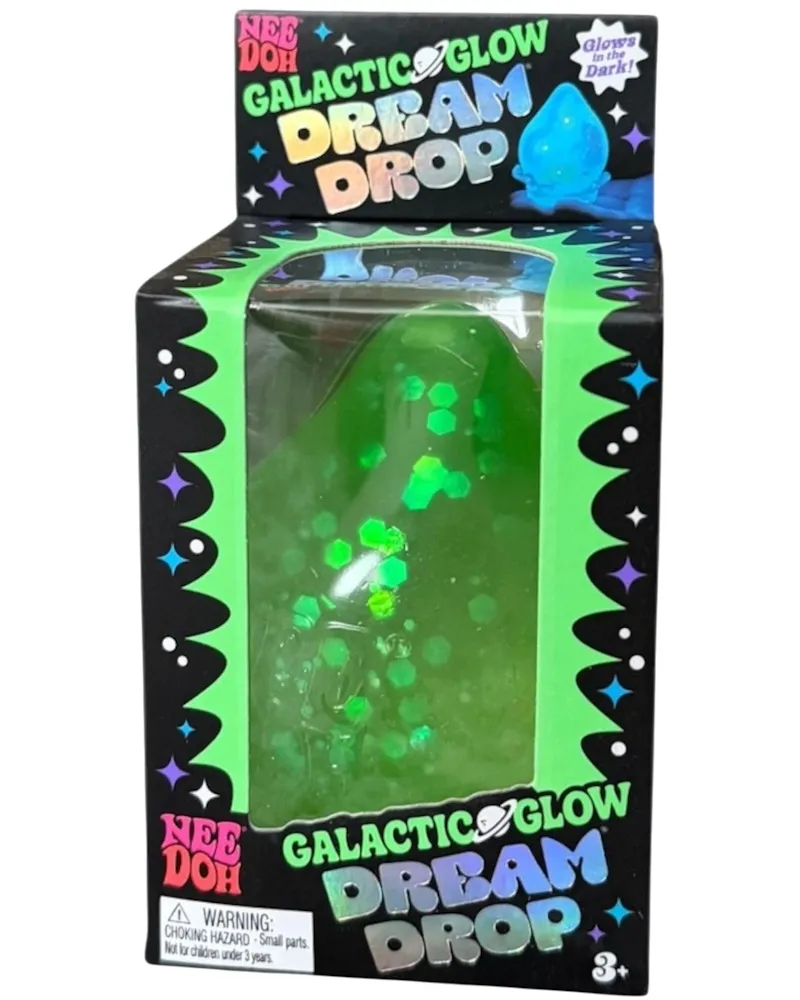 NeeDoh Galactic Glow Dream Drop Squishy Fidget Toy Cosmic Bloom