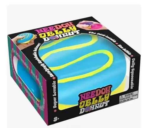 NeeDoh Jelly Dohnut Squishy Fidget Toy Blue — photo 2