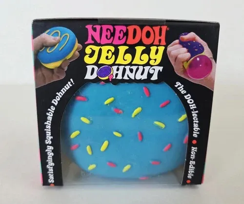 NeeDoh Jelly Dohnut Squishy Fidget Toy Blue — photo 3