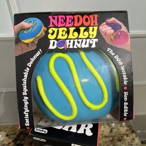 NeeDoh Jelly Dohnut Squishy Fidget Toy Blue — photo 5