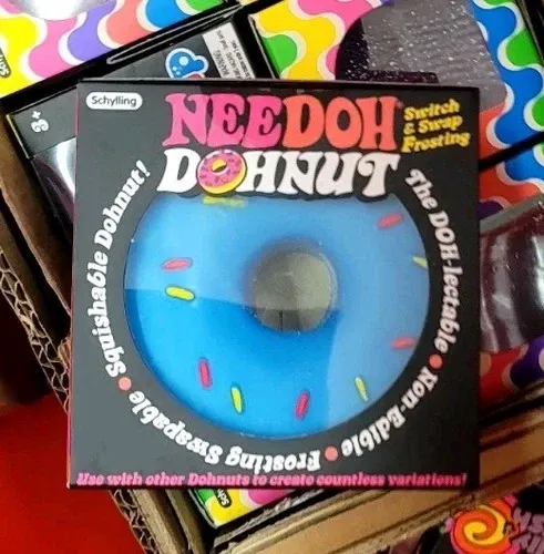 NeeDoh Jelly Dohnut Squishy Fidget Toy Blue — photo 6
