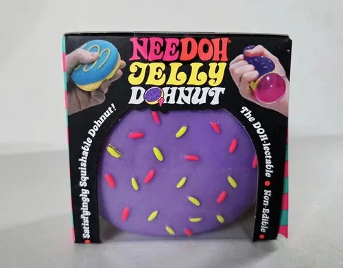 NeeDoh Jelly Dohnut Squishy Fidget Toy Purple — photo 2
