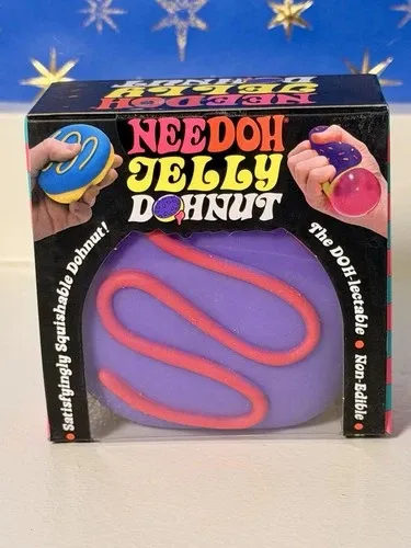 NeeDoh Jelly Dohnut Squishy Fidget Toy Purple — photo 3