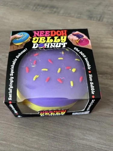 NeeDoh Jelly Dohnut Squishy Fidget Toy Purple — photo 6