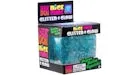 NeeDoh Nice Cube Glitter and Glow Squishy Fidget Toy Blue