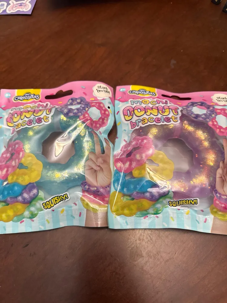 Orb Curiosities Mochi Donut Bracelet Squishy Purple