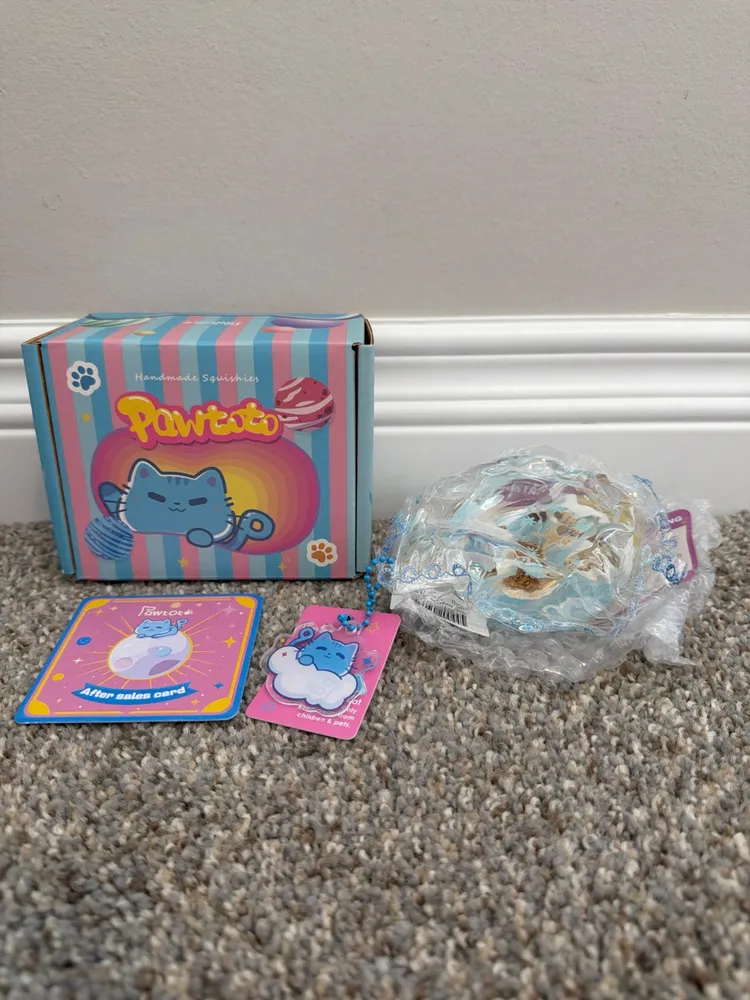 Pawtoto Blue Beach Seashell Taba Squishy