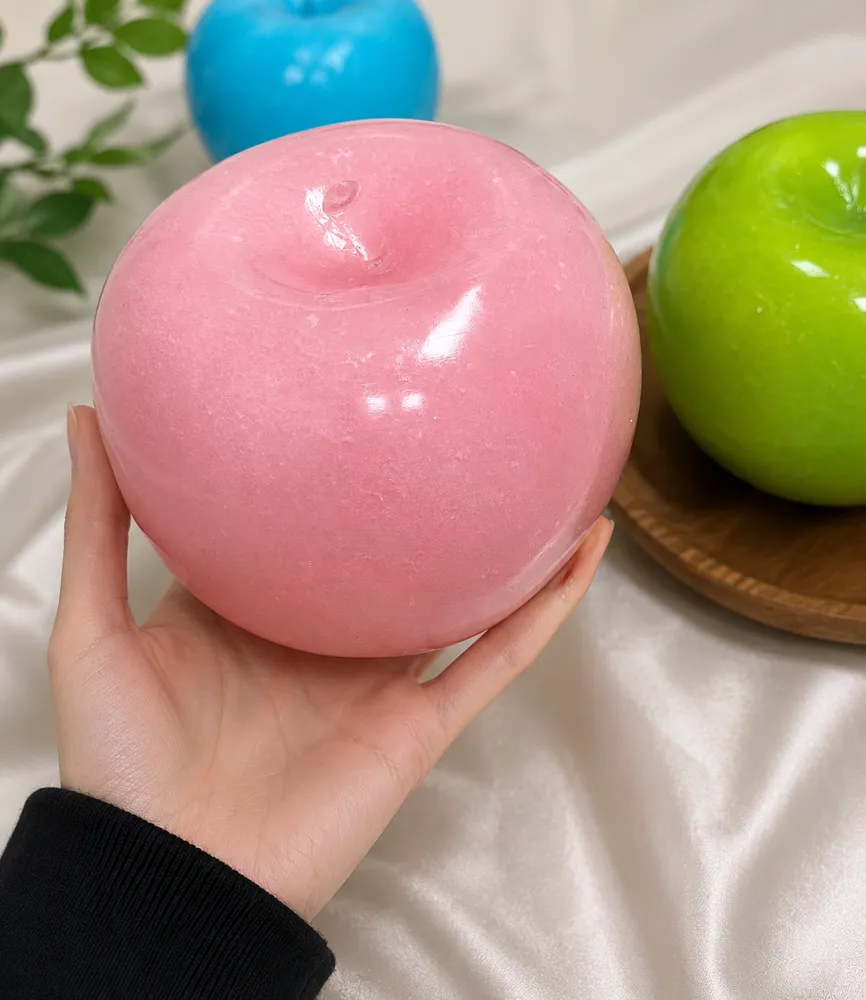 Pink Slushy Apple (Zero bounce-back) Squishy Fidget Toy