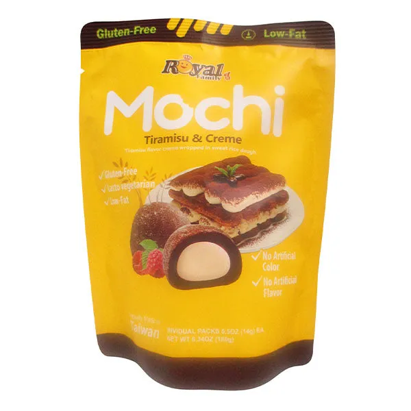 Royal Family Mochi Rice Treats Tiramisu & Creme