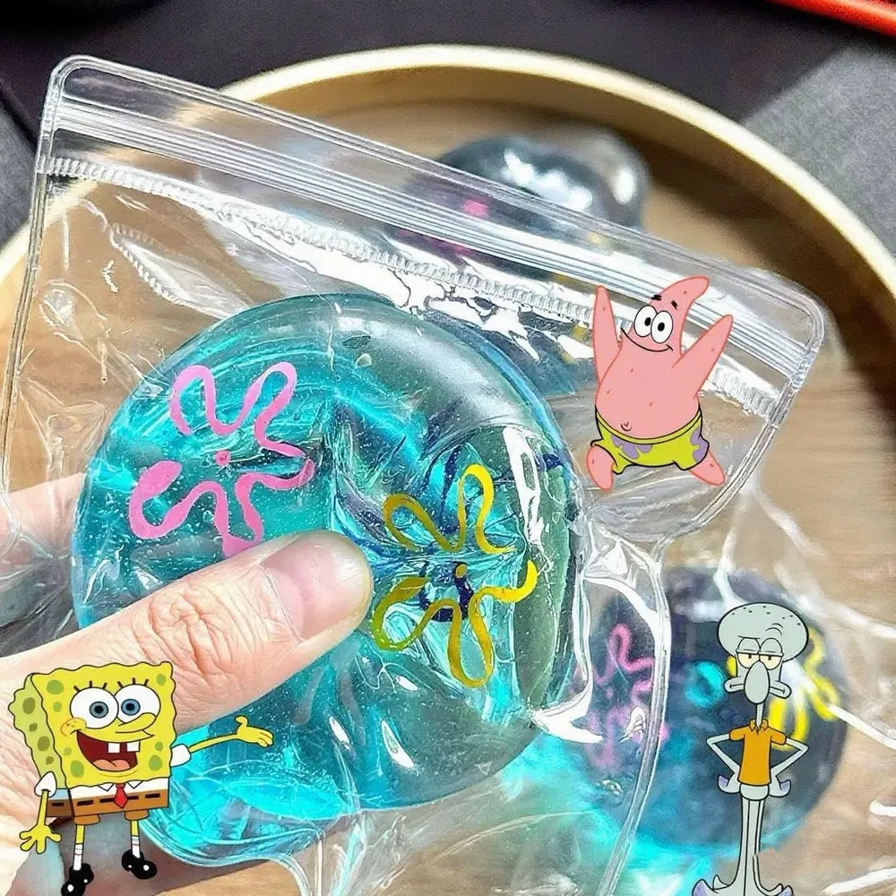 Sponge Bob Sea Maltose Stress Ball Squishy Stress Relief Decompression Toy