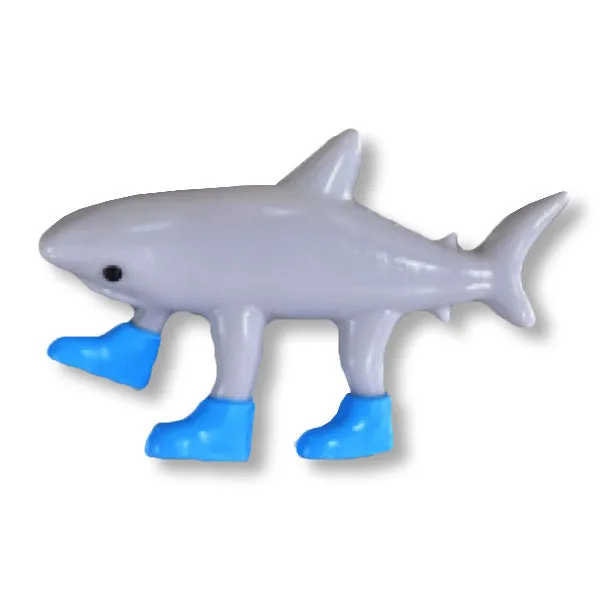 SqueezeSquad Italian Brainrot Taba Deluxe Premium Silicone Squishies Fidget Toy - Shark Meme Buddy