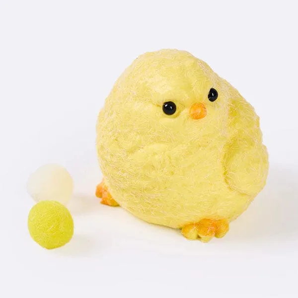 SqueezeSquad Taba Deluxe Premium Silicone Squishies Fidget Toy - Fuzzy Chick
