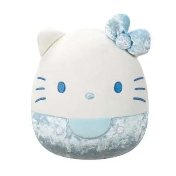 Squishmallows Plush Toy 8" Sanrio 50th Anniversary Squad Blue Velvet Hello Kitty