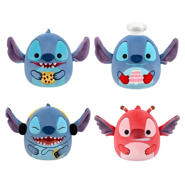 Squishmallows Super Soft Plush Toys 10" Disney's Stitch Squad 2025