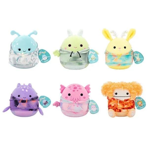 Squishmallows Super Soft Plush Toys 2025 Tie-Dye Hoodie Squad (Character )
