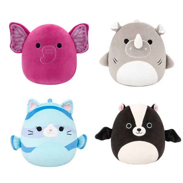 Squishmallows Super Soft Plush Toys 7.5" Animal Hybrids Squad 2025