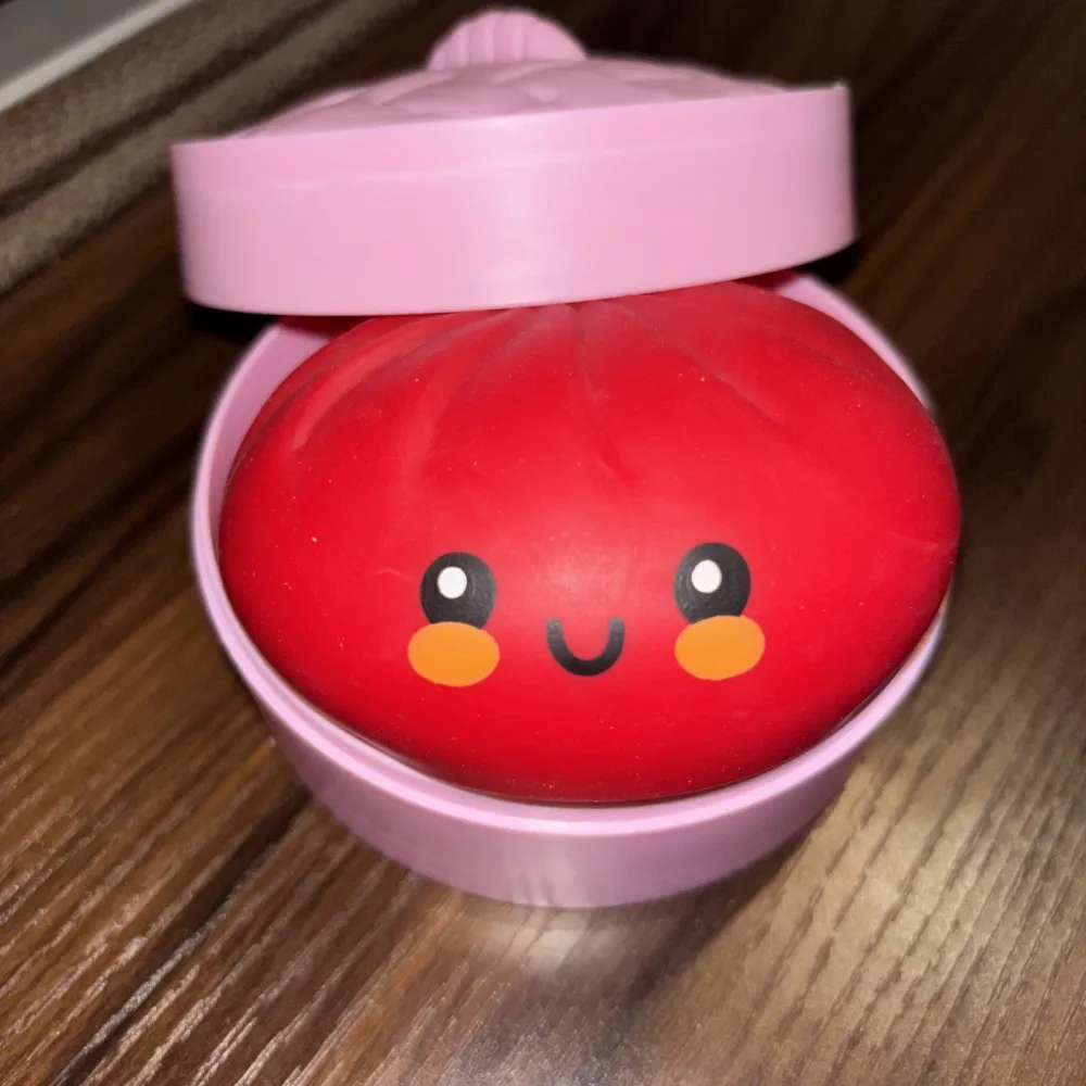 Squishy Bun Charming Mystery Squishy "Dumpling" (Pink Glitter) Blind Box