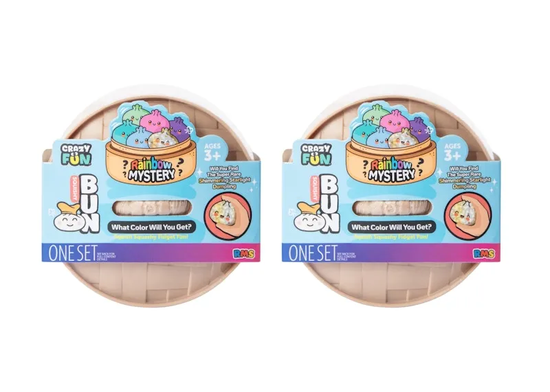 Squishy Bun Rainbow Mystery Squishy "Dumpling" (Simmering Starlight Chase Version) Blind Box 2x Lot