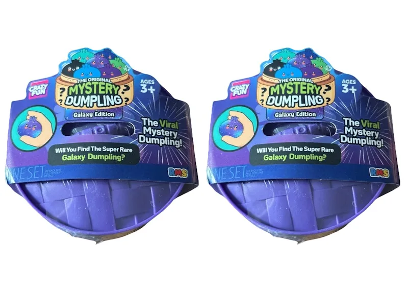 Squishy Bun The Original Mystery "Dumpling" (Galaxy Chase Version) Blind Box 2x Lot