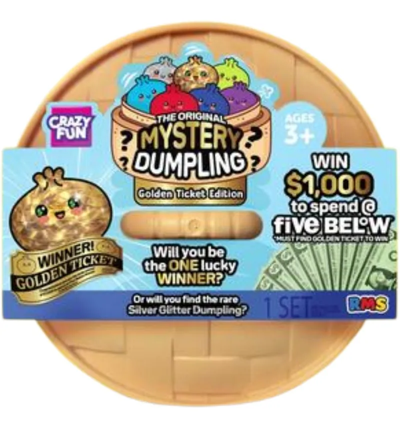 Squishy Bun The Original Mystery Dumpling (Golden Ticket Edition) (Five Below Exclusive) Blind Box