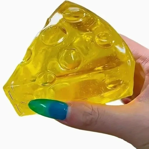 Squishy Honey Cheese Square Fidget Toy