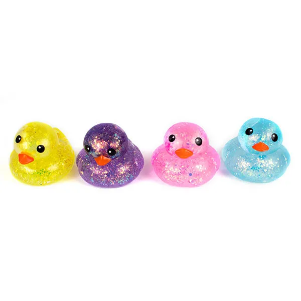 Sugah-Mals Glitter Ducks Sugar Stress Ball Squishies Fidget Toy