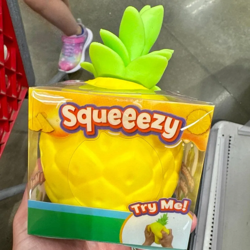 Sunny Days Squeeezy Pineapple Squishy Fidget