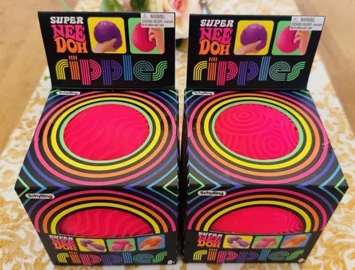 Super NeeDoh Ripples Pink XL Textured Ball