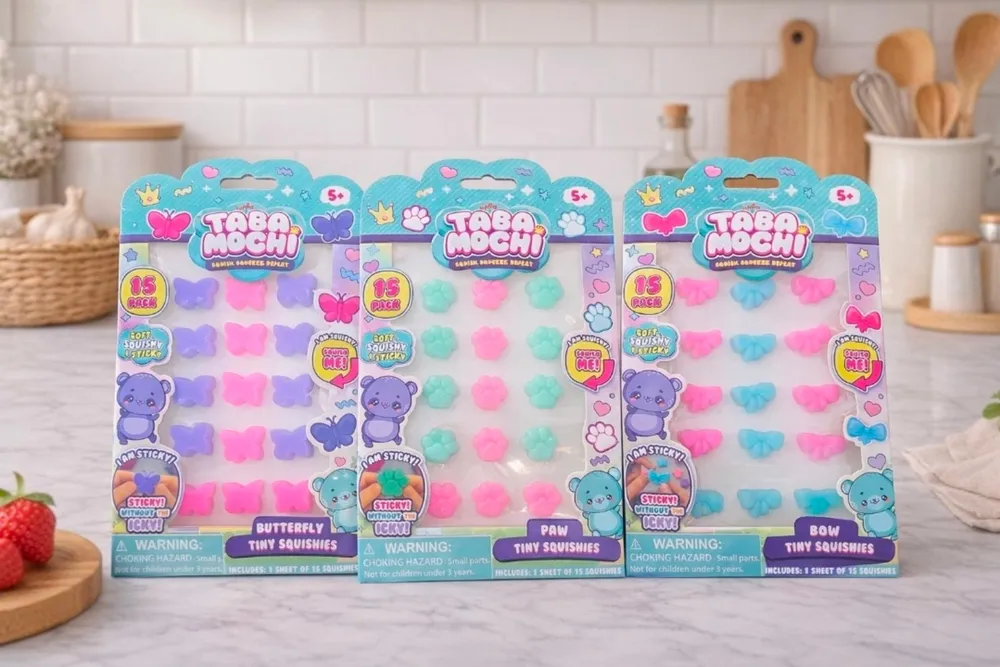 ORB Taba Mochi Tiny Squishies Sensory Fidget Toys 15-Pack