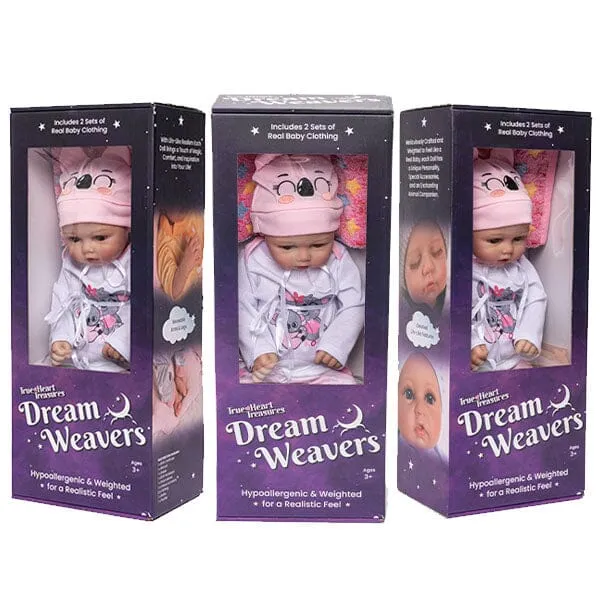 TrueHeart Treasures Dream Weavers Collection Weighted Reborn Lifelike Baby Dolls 3kg (6.61 lb) Baby Evangeline