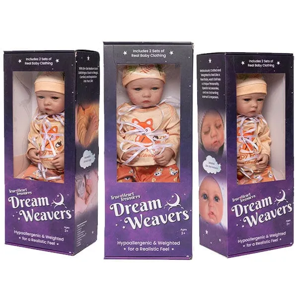 TrueHeart Treasures Dream Weavers Collection Weighted Reborn Lifelike Baby Dolls 3kg (6.61 lb) Baby Jenna