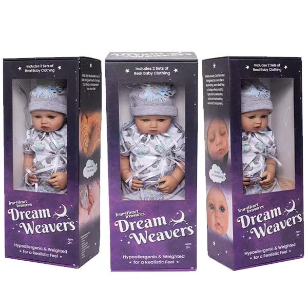 TrueHeart Treasures Dream Weavers Collection Weighted Reborn Lifelike Baby Dolls 3kg (6.61 lb) Baby Mira