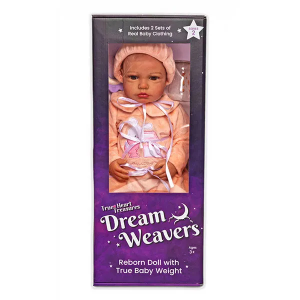 TrueHeart Treasures Dream Weavers Series 2 Weighted Reborn Lifelike Baby Dolls (3kg (6.61 lb) Baby Chloe