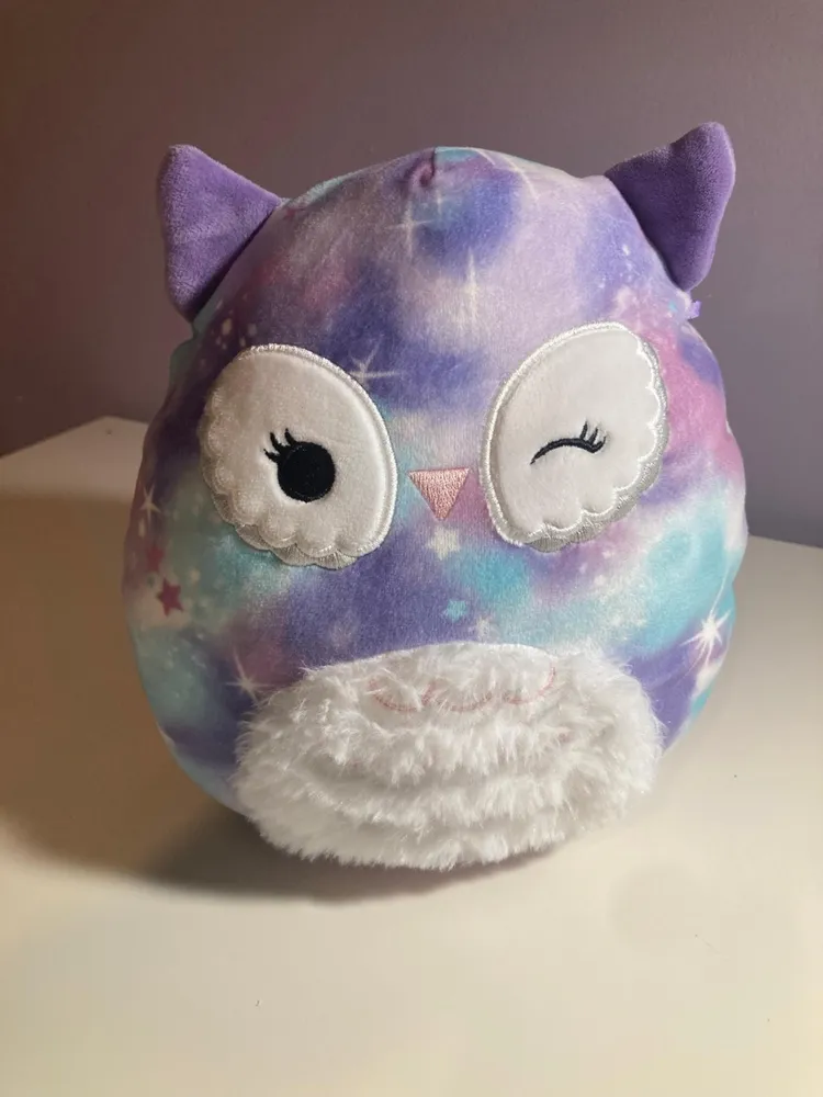 Unicorn Owl Pastel Galaxy Squishmallow