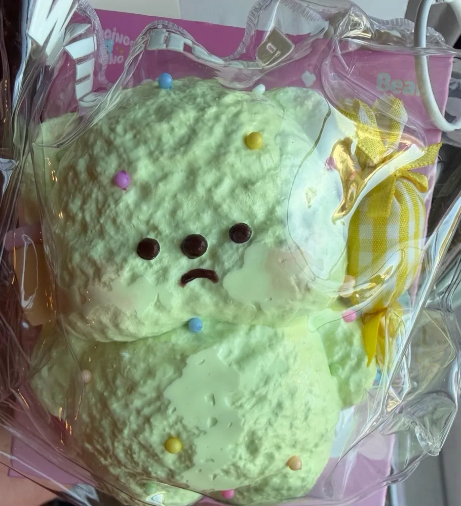 WenQing Strong Cute Sad Baby Bear Taba Squishy