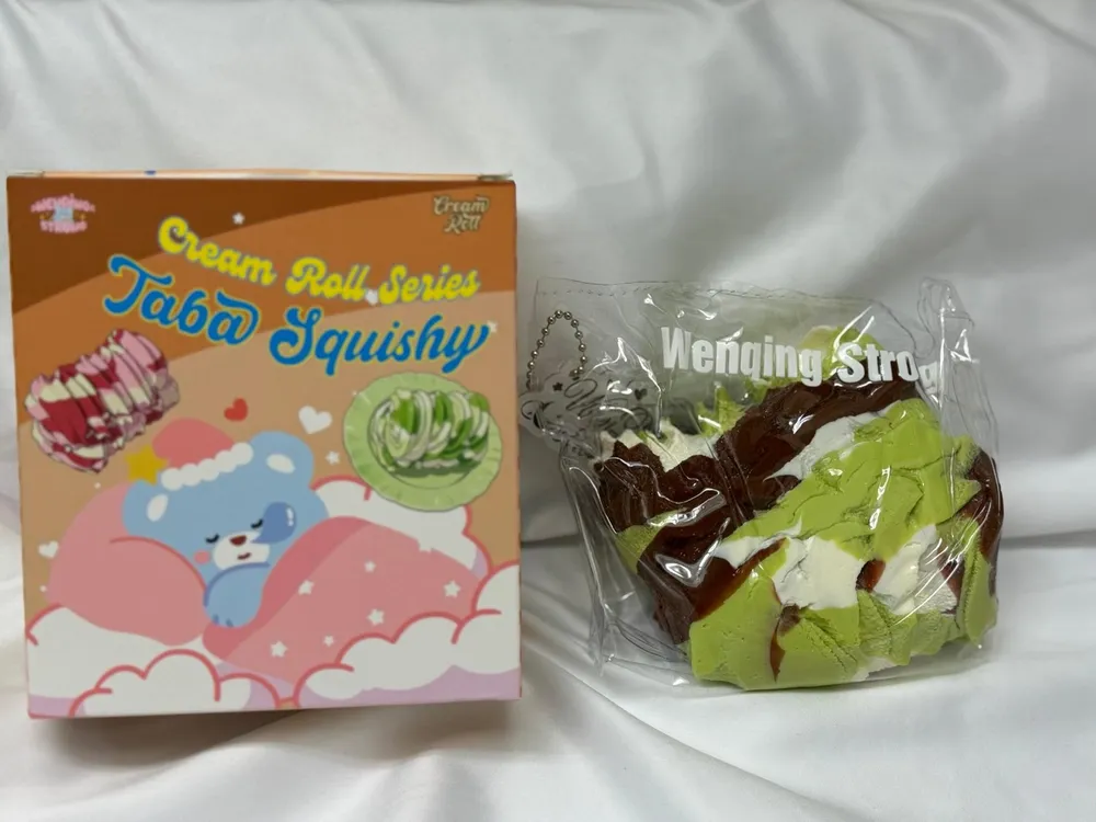 WenQing Strong Dubai Chocolate Cream Roll Taba Squishy — photo 2